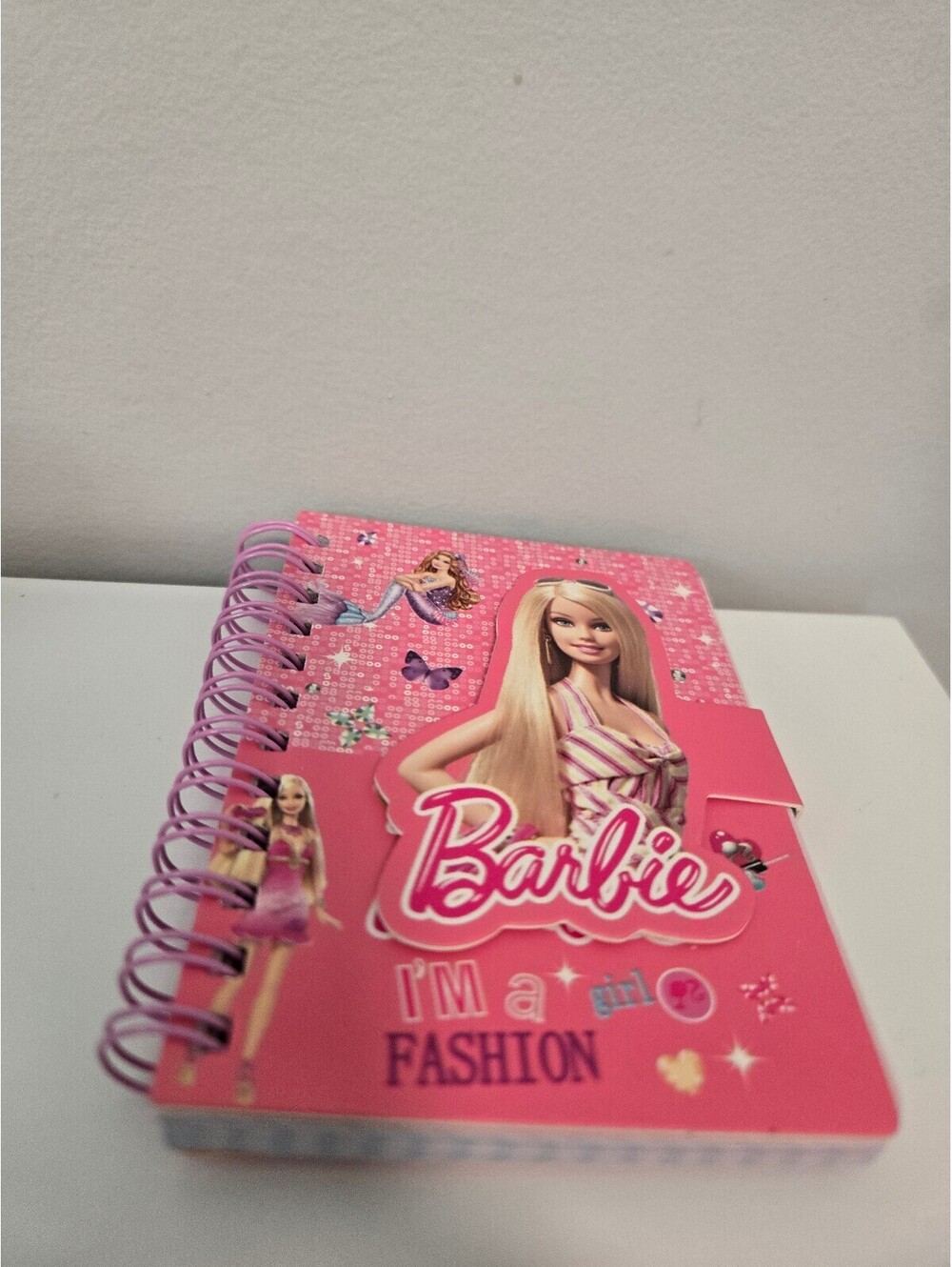 Barbie I'm a Fashion spiral notebook